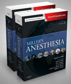 Hardcover Miller's Anesthesia, 2-Volume Set Book
