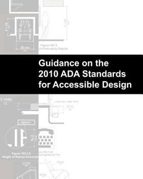 Paperback Guidance on the 2010 ADA Standards for Accessible Design Book