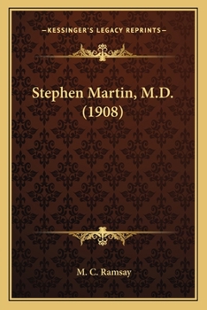 Paperback Stephen Martin, M.D. (1908) Book