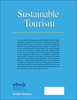 Paperback Sustainable Tourism: Business Development, Operations and Management Book