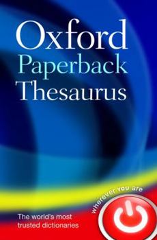 Paperback Oxford Paperback Thesaurus. Book