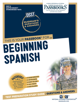 Paperback Beginning Spanish (Dan-6): Passbooks Study Guide Volume 6 Book