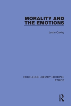 Paperback Morality and the Emotions Book