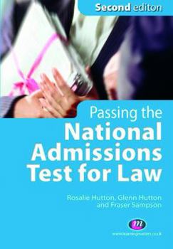 Paperback Passing the National Admissions Test for Law Book