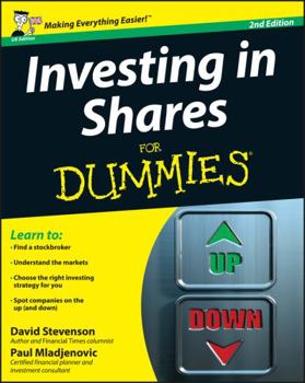 Paperback Investing in Shares for Dummies. D. Stevenson Book