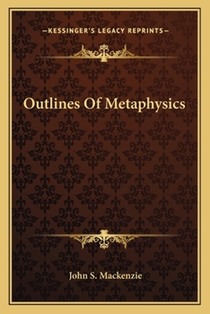 Paperback Outlines Of Metaphysics Book