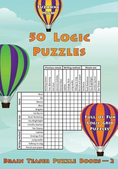 Paperback 50 Logic Puzzles: Full of Fun Logic Grid Puzzles! Book