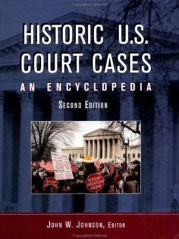 Hardcover Historic U.S. Court Cases: An Encyclopedia Book