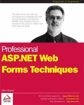 Paperback Professional ASP.Net Web Forms Techniques Book