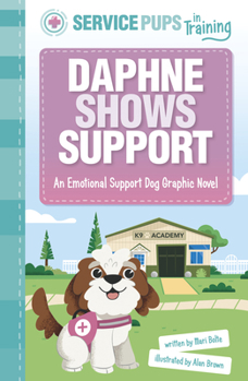 Paperback Daphne Shows Support: An Emotional Support Dog Graphic Novel Book