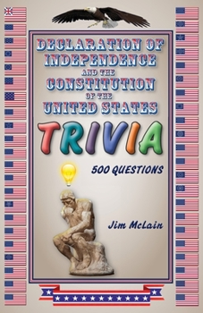 Paperback Declaration of Independence and the Constitution of the United States Trivia Book