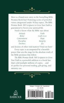 Paperback Bible Promise Book: 500 Scriptures to Grow Your Faith Book