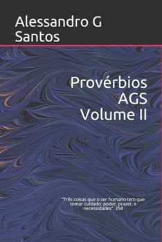 Paperback Provérbios AGS Volume II: O temor a Deus é o principio da Sabedoria [Portuguese] Book