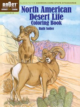 BOOST North American Desert Life Coloring Book
