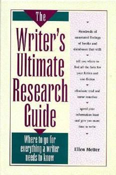 Hardcover The Writer's Ultimate Research Guide Book