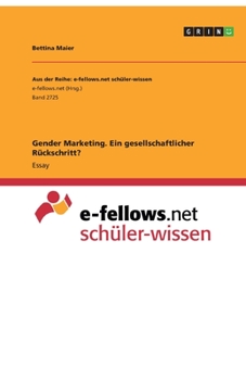 Paperback Gender Marketing. Ein gesellschaftlicher Rückschritt? [German] Book