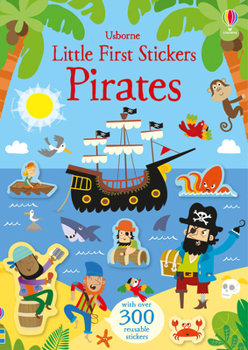 Paperback Little First Stickers Pirate Book