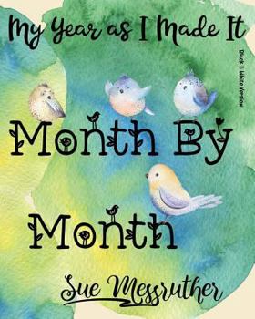 Paperback Month by Month (Black & White Version): Personal Memorandum Diary Book