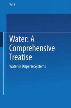 Paperback Water in Disperse Systems Book