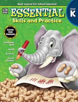Paperback Essential Skills and Practice, Grade K Book