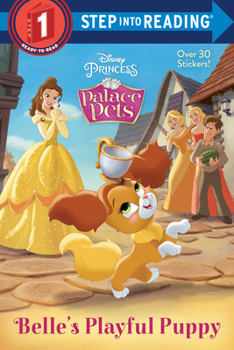 Paperback Belle's Playful Puppy (Disney Princess: Palace Pets) Book