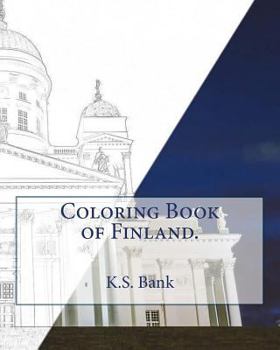 Paperback Coloring Book of Finland. Book