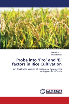 Paperback Probe into 'Pro' and 'B' factors in Rice Cultivation Book
