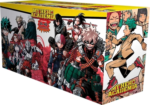 Paperback My Hero Academia Box Set 2: Includes Volumes 21-42 with Premium Book