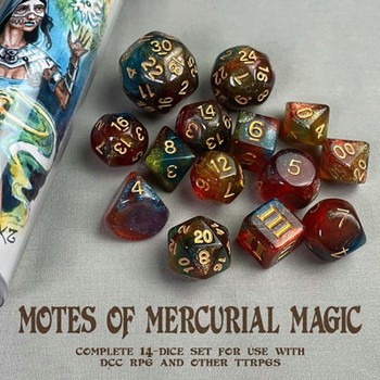 Paperback DCC Dice - Motes of Mercurial Magic Book