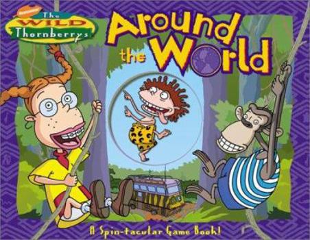 Hardcover Around the World: A Spin-Tacular Game Book