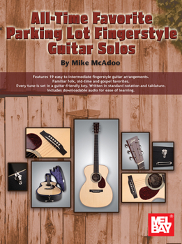 Paperback All-Time Favorite Parking Lot Fingerstyle Guitar Solos Book