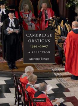 Paperback Cambridge Orations, 1993-2007: A Selection Book