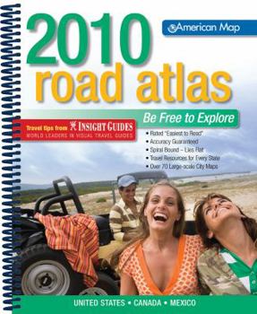 Spiral-bound Road Atlas: United States, Canada, Mexico: Mid-Size Book