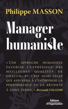 Paperback Manager humaniste [French] Book