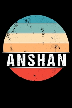 Paperback Anshan: 100 Pages 6 'x 9' - Travel Journal or Notebook Book
