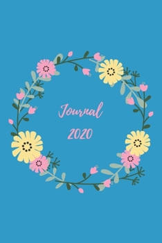 Journal 2020: Notizbuch - Notebook - Blüten-Motiv - Gepunktete Seiten - Punktraster - Insgesamt 135 Seiten - Maße ca. DIN A5