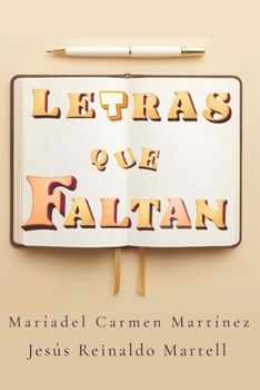 Paperback Letras que faltan: Poemario [Spanish] Book