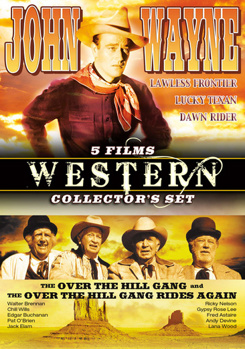 DVD John Wayne / Over The Hill Gang Book