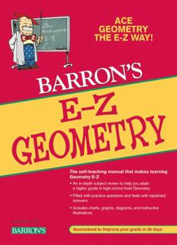 Paperback Barron's E-Z Geometry Book
