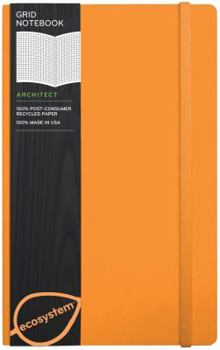 Paperback ecosystem Journal Grid: Medium Clementine Flexicover (ecosystem Series) Book