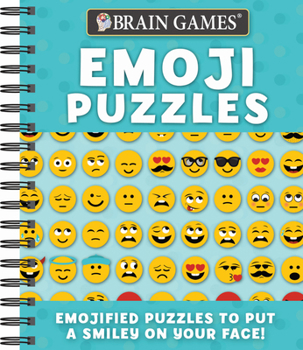 Spiral-bound Brain Games - Emoji Puzzles (for Adults and Teens) Book