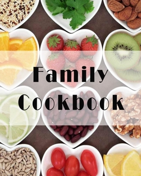 Paperback Family Cookbook: Desserts Custom Design Recipe Book Planner Journal Notebook Organizer Gift - Favorite Family Serving Ingredients Prepa Book