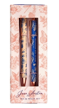 Misc. Supplies Jane Austen: Floral Pen and Pencil Set (Set of 2) Book
