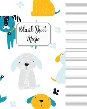 Blank Sheet Music Composition Manuscript Staff Paper Art Music Christmas Notebook Birthday Gift: Sheet Music Notebook / Journal Gift, 100 Pages, 8x10, Soft Cover, Matte Finish