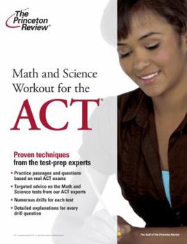 Paperback Math and Science Workout for the ACT Book