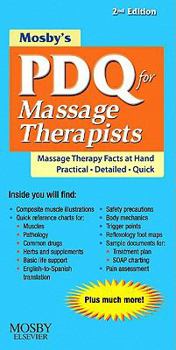 Spiral-bound Mosby's PDQ for Massage Therapists Book