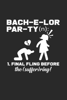 Bachelor party: 6x9 Bachelor party - dotgrid - dot grid paper - notebook - notes