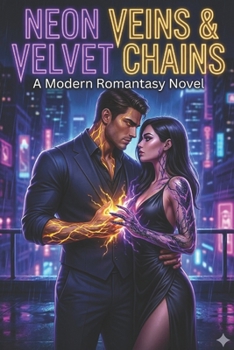 Paperback Neon Veins & Velvet Chains: A Modern Romantasy Novel Book