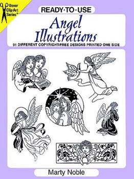 Paperback Ready-To-Use Angel Illustrations Book