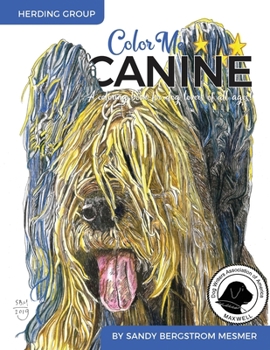 Paperback Color Me Canine (Herding Group): A Coloring Book for Dog Owners of All Ages Book